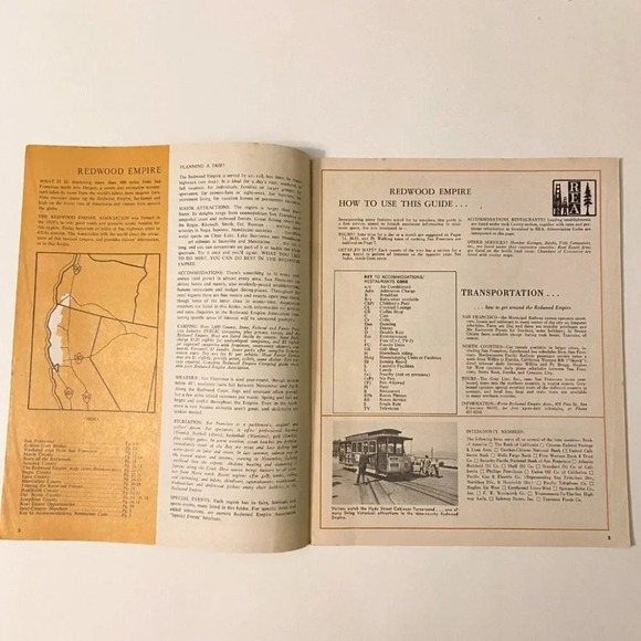 Vintage 1971  Redwood Empire Visitors Guide Travel Brochure Magazine Booklet - Picture 4 of 12